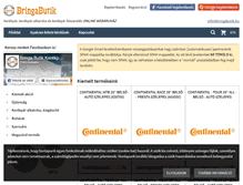 Tablet Screenshot of bringabutik.hu